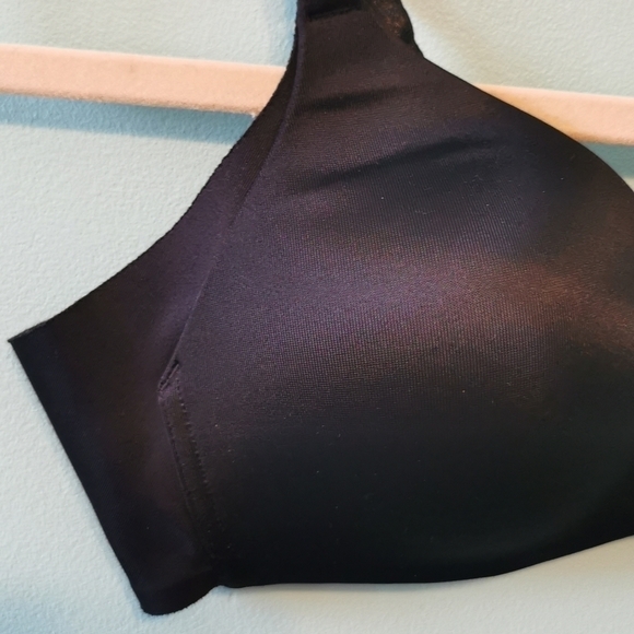 WARNER'S bra black wireless lightly padded 36A - Picture 3 of 5